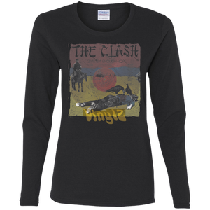 The Clash - Give'Em Enough Rope Ep Cover Pop Culture - Vinyl 04 Tee&Tank Lady Pimamour