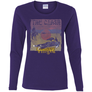 The Clash - Give'Em Enough Rope Ep Cover Pop Culture - Vinyl 04 Tee&Tank Lady Pimamour