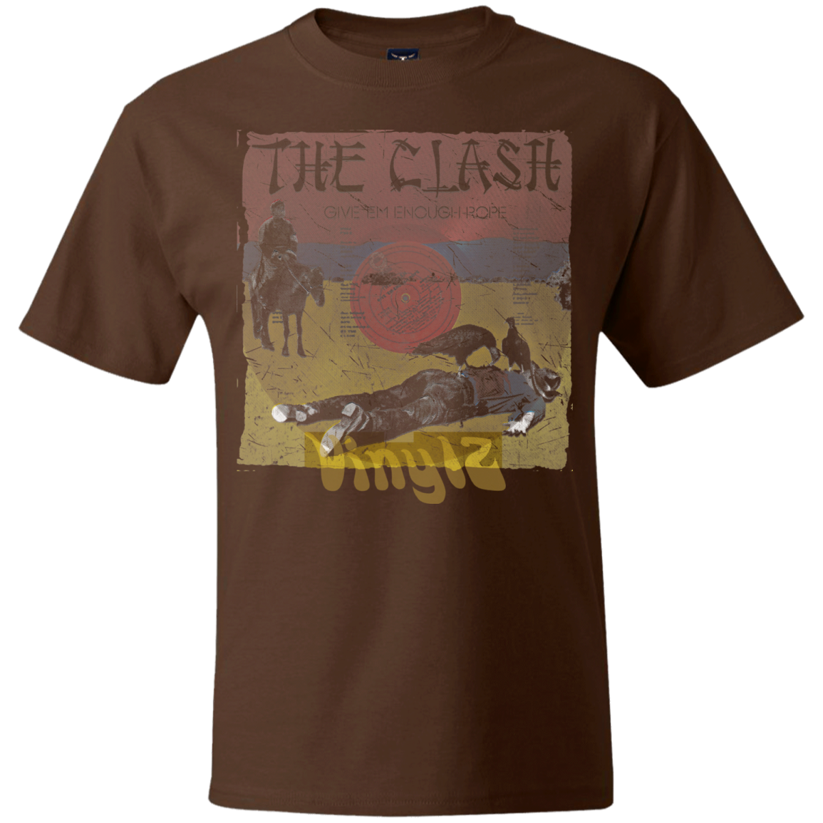 The Clash - Give'Em Enough Rope Ep Cover Pop Culture - Vinyl 04 Tee&Tank Men/Unisex Pimamour