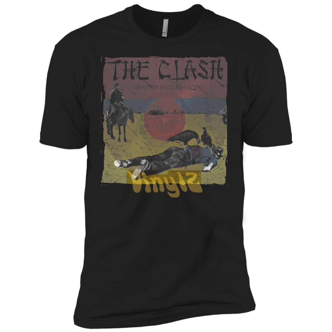 The Clash - Give'Em Enough Rope Ep Cover Pop Culture - Vinyl 04 Tee&Tank Men/Unisex Pimamour