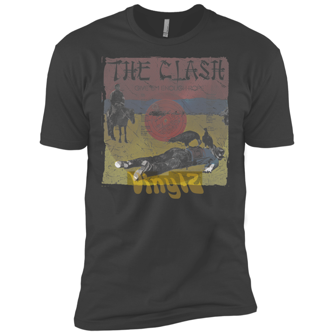 The Clash - Give'Em Enough Rope Ep Cover Pop Culture - Vinyl 04 Tee&Tank Men/Unisex Pimamour