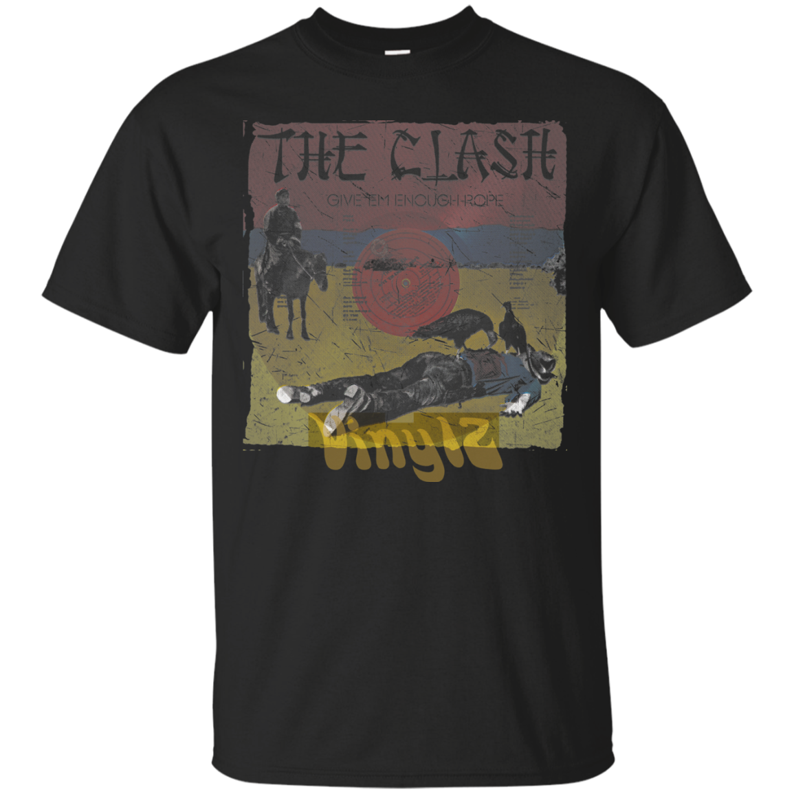 The Clash - Give'Em Enough Rope Ep Cover Pop Culture - Vinyl 04 Tee&Tank Men/Unisex Pimamour