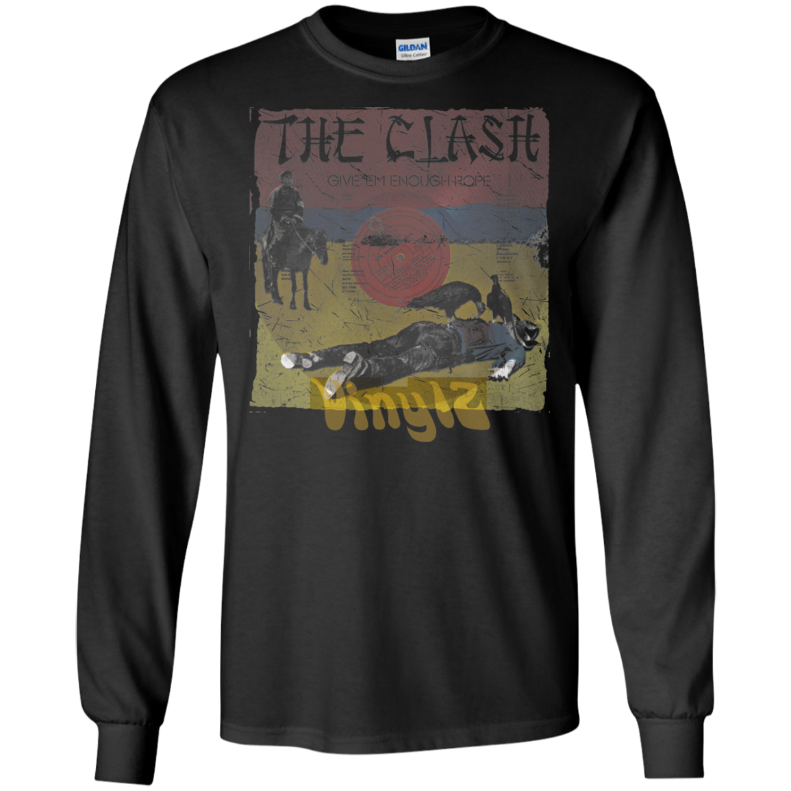 The Clash - Give'Em Enough Rope Ep Cover Pop Culture - Vinyl 04 Tee&Tank Men/Unisex Pimamour