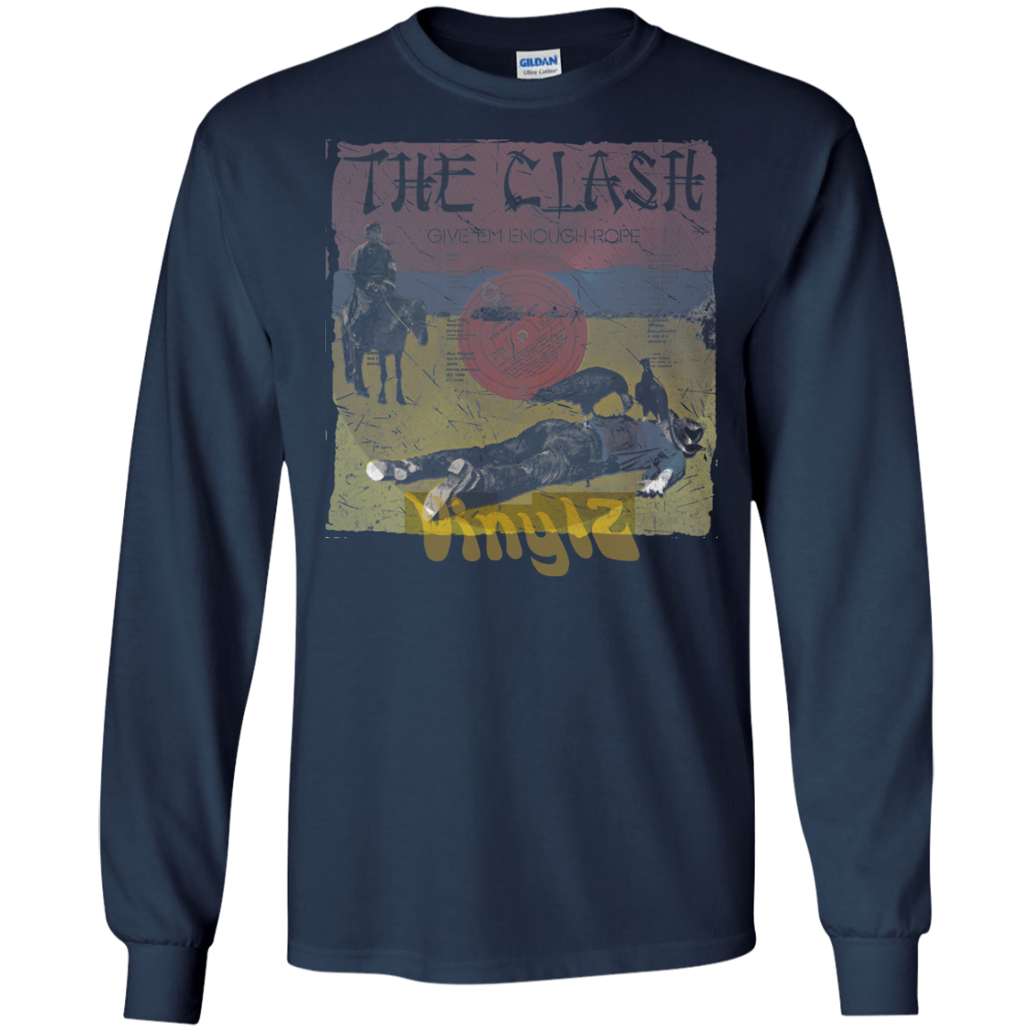 The Clash - Give'Em Enough Rope Ep Cover Pop Culture - Vinyl 04 Tee&Tank Men/Unisex Pimamour