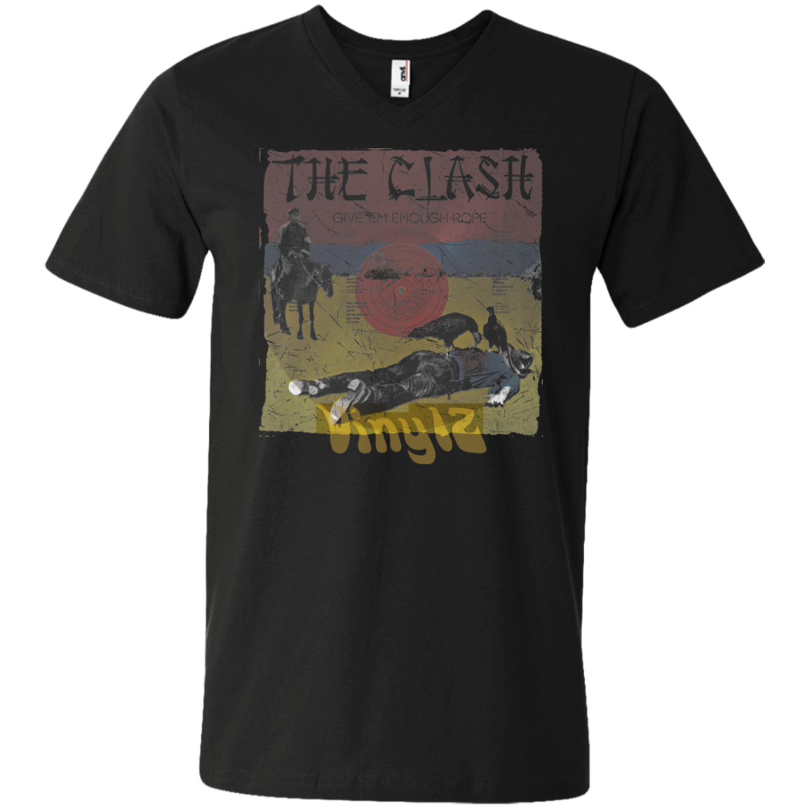 The Clash - Give'Em Enough Rope Ep Cover Pop Culture - Vinyl 04 Tee&Tank Men/Unisex Pimamour