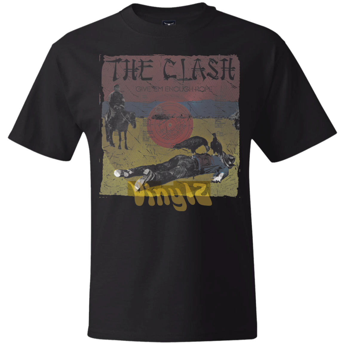 The Clash - Give'Em Enough Rope Ep Cover Pop Culture - Vinyl 04 Tee&Tank Men/Unisex Pimamour