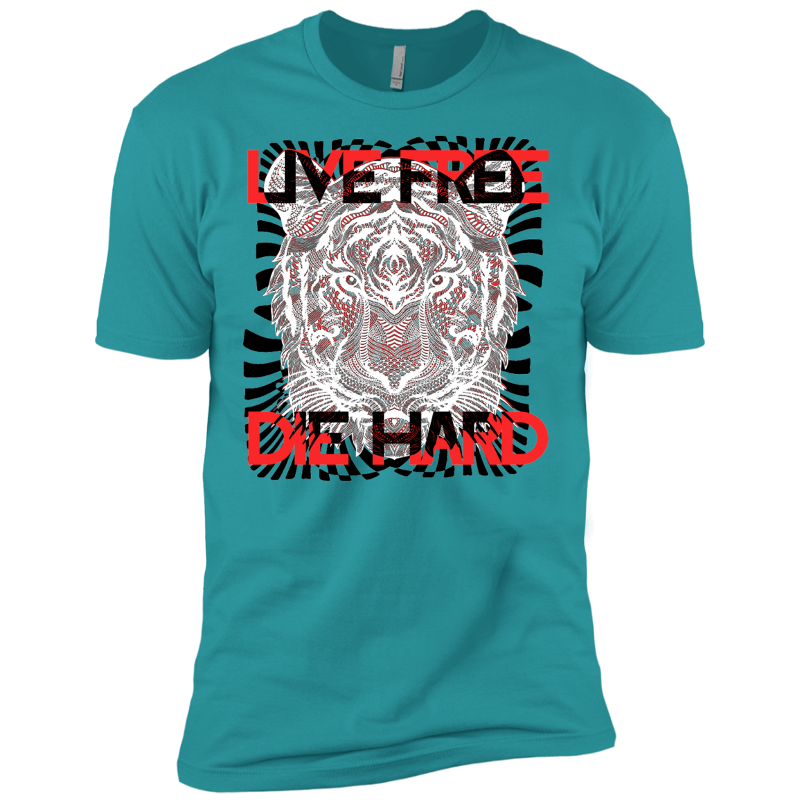 Tribal / Animal / Urban – Cuz Identity Matters - Live Free 04 Tee&Tank Men/Unisex Pimamour