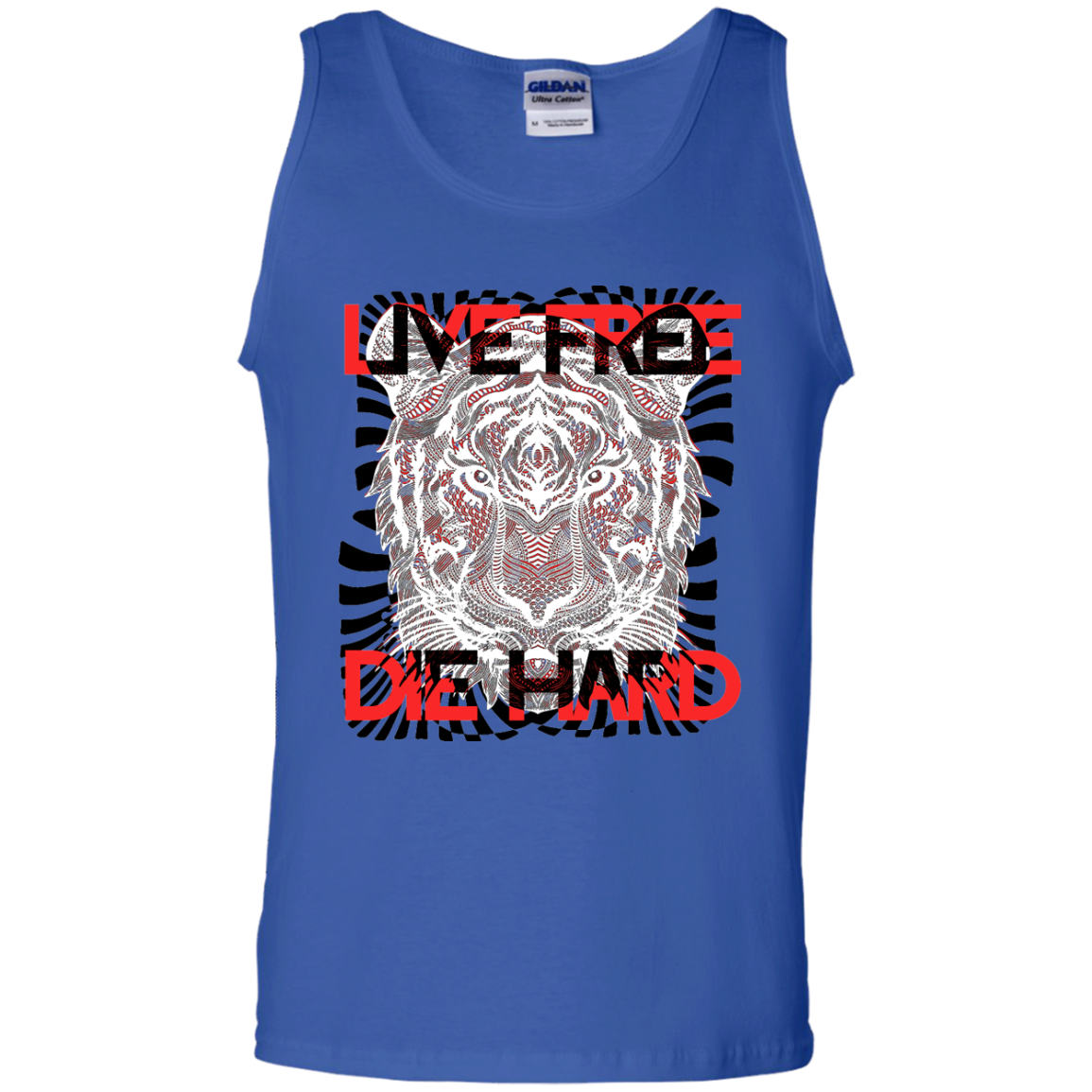 Tribal / Animal / Urban – Cuz Identity Matters - Live Free 04 Tee&Tank Men/Unisex Pimamour