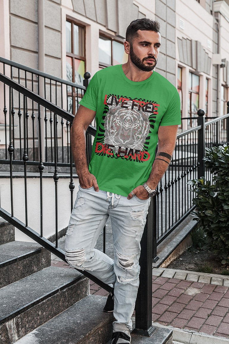 Tribal / Animal / Urban – Cuz Identity Matters - Live Free 04 Tee&Tank Men/Unisex Pimamour