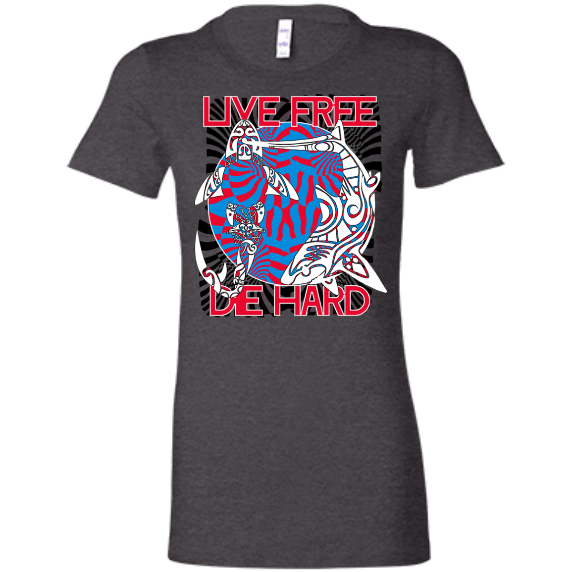 Tribal / Animal / Urban – Cuz Identity Matters - Live Free 08 Tee&Tank Lady Pimamour