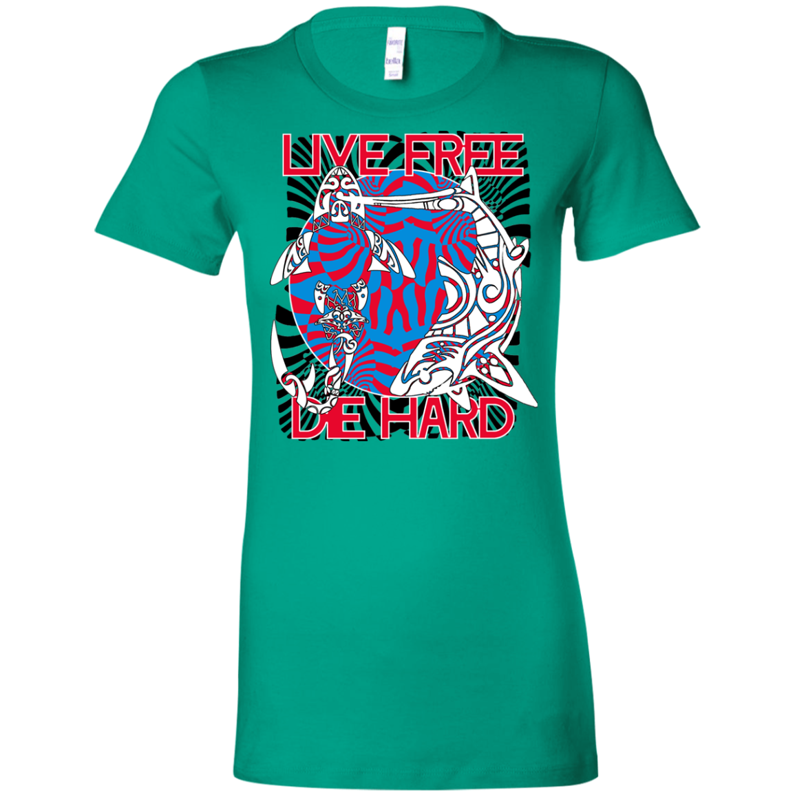 Tribal / Animal / Urban – Cuz Identity Matters - Live Free 08 Tee&Tank Lady Pimamour