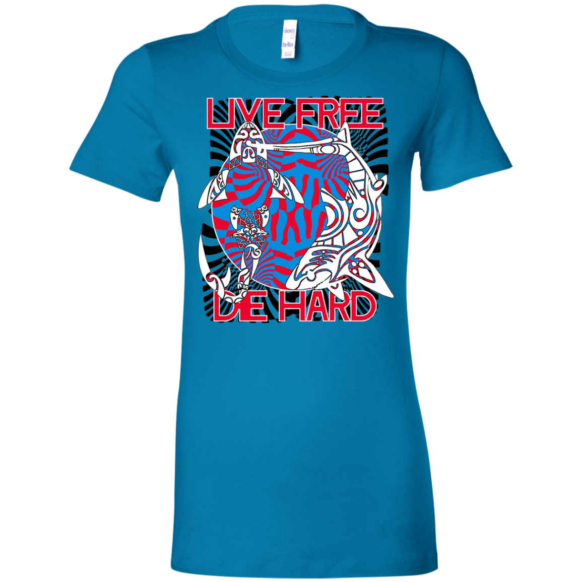 Tribal / Animal / Urban – Cuz Identity Matters - Live Free 08 Tee&Tank Lady Pimamour