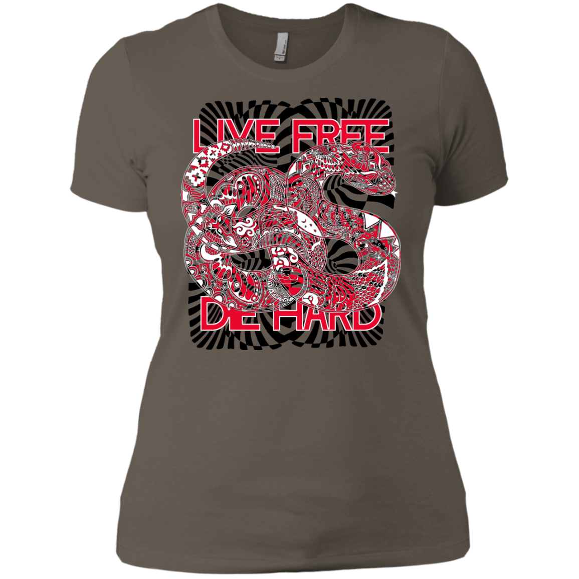 Tribal / Animal / Urban – Cuz Identity Matters - Live Free 10 Tee&Tank Lady Pimamour