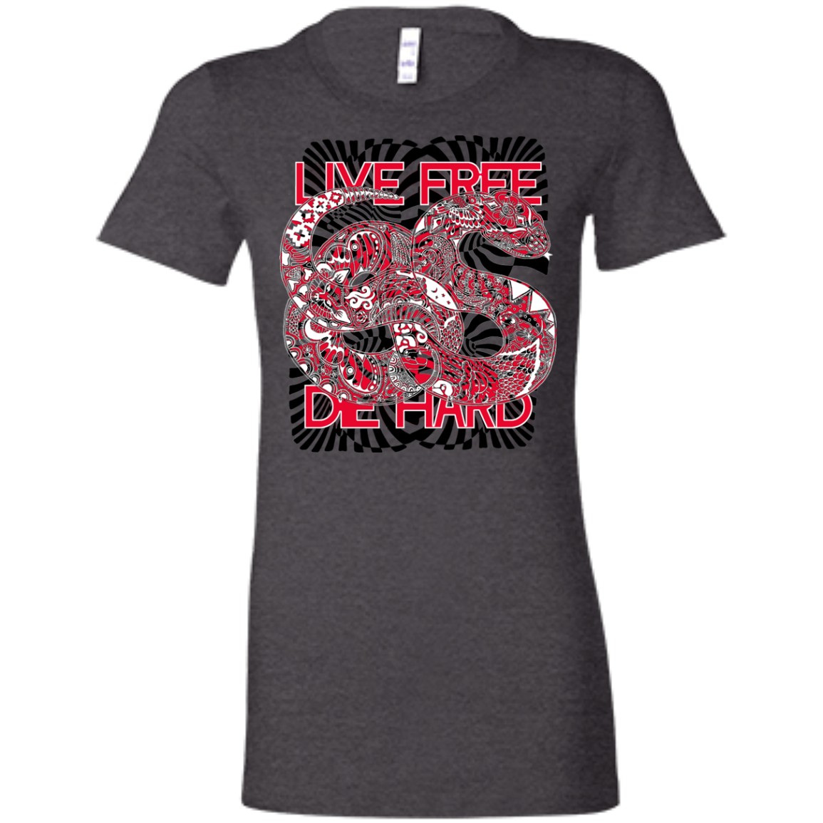 Tribal / Animal / Urban – Cuz Identity Matters - Live Free 10 Tee&Tank Lady Pimamour