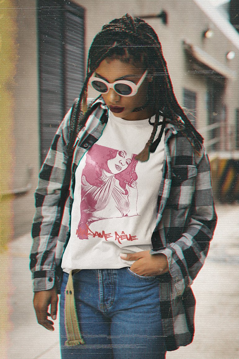 Urban Muse Girl Photo Street Art - Madame Rêve 03 Tee&Tank Lady Pimamour