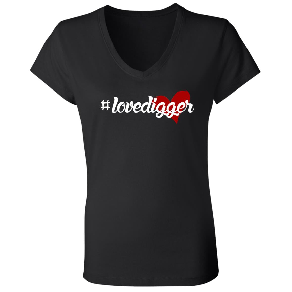 Word - Text - Talkative Smart Ass - Wordz 01 Lovedigger Tee&Tank Lady Pimamour