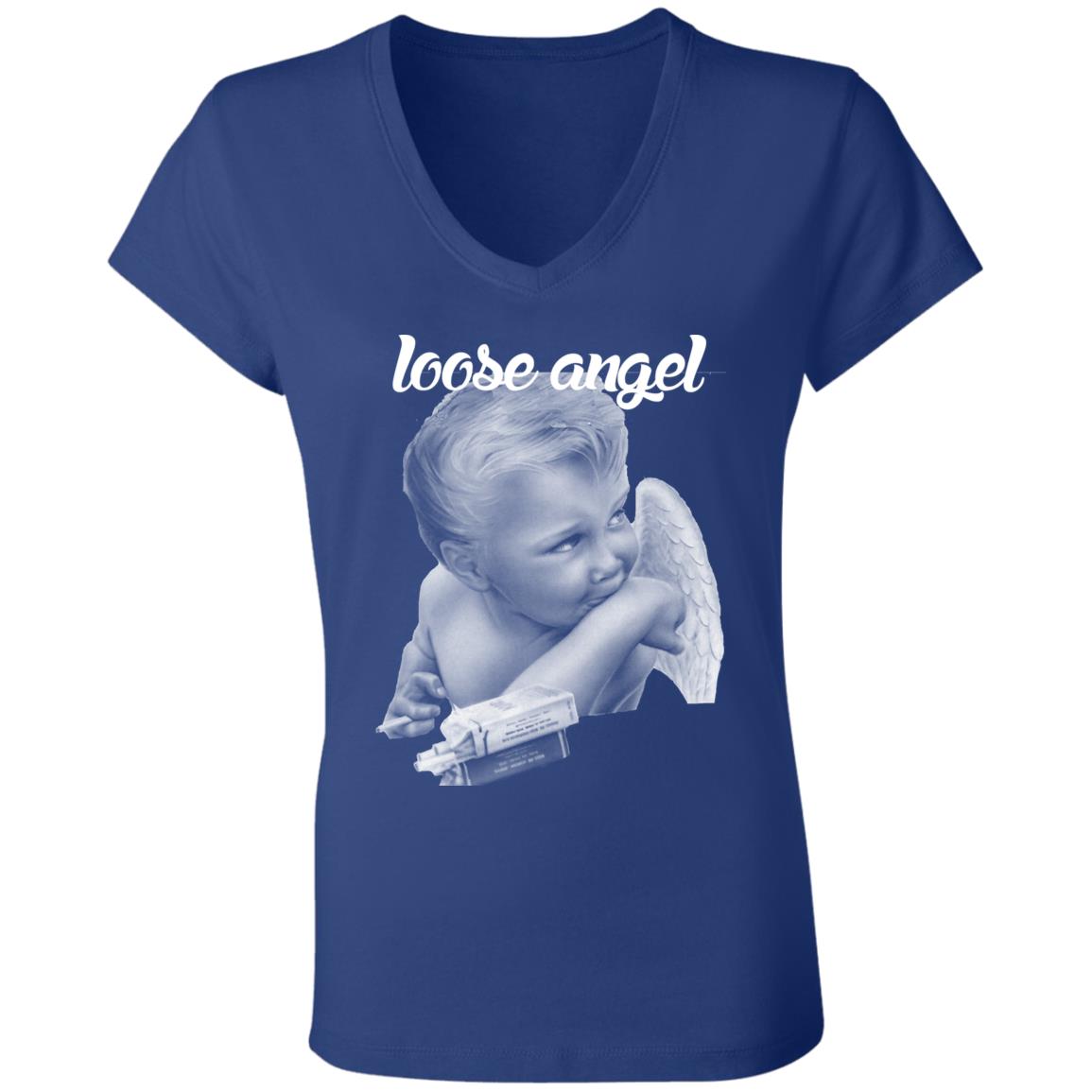 Word - Text - Talkative Smart Ass - Wordz 02A Loose Angel Tee&Tank Lady Pimamour