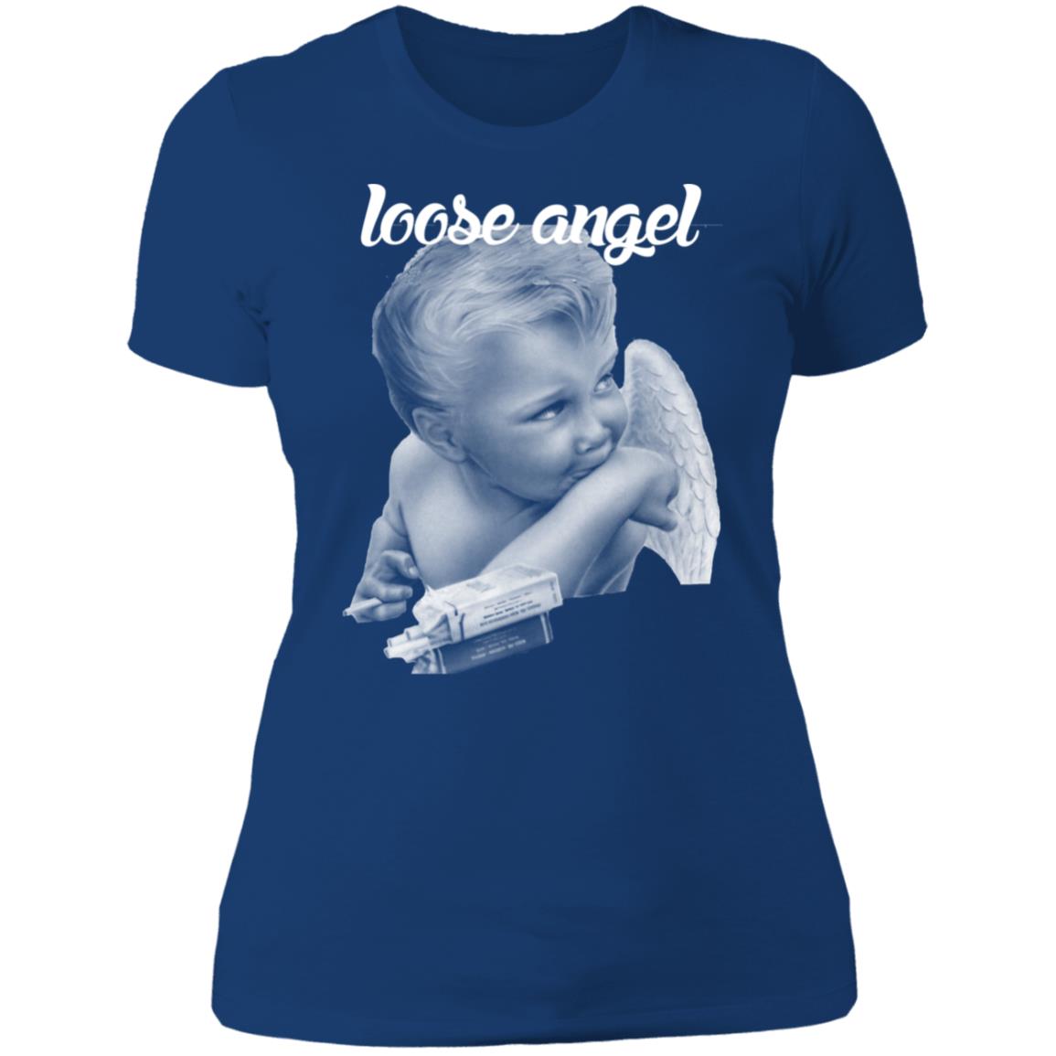 Word - Text - Talkative Smart Ass - Wordz 02A Loose Angel Tee&Tank Lady Pimamour