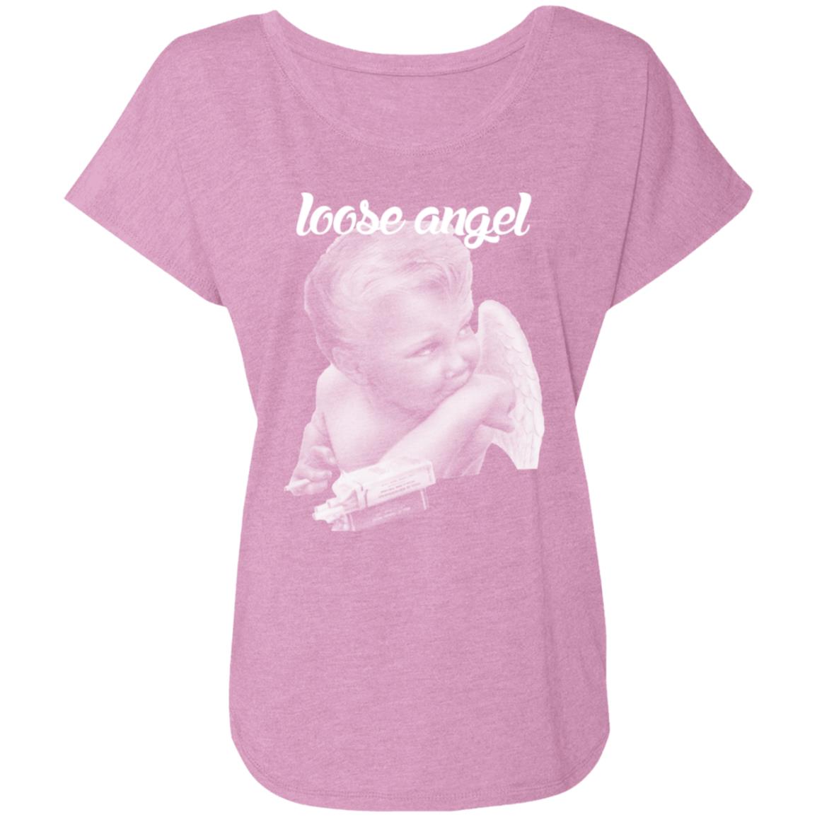 Word - Text - Talkative Smart Ass - Wordz 02A Loose Angel Tee&Tank Lady Pimamour