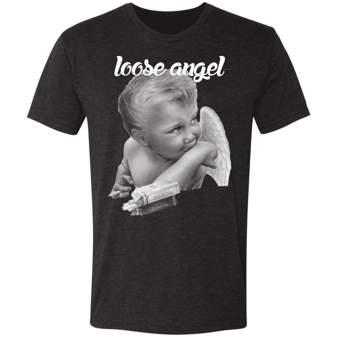 Word - Text - Talkative Smart Ass - Wordz 02A Loose Angel Tee&Tank Men/Unisex Pimamour