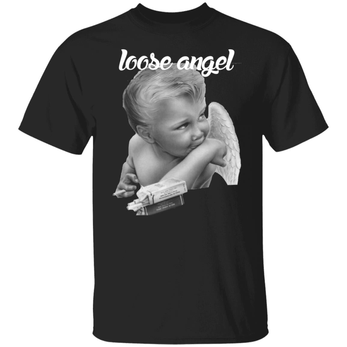 Word - Text - Talkative Smart Ass - Wordz 02A Loose Angel Tee&Tank Men/Unisex Pimamour