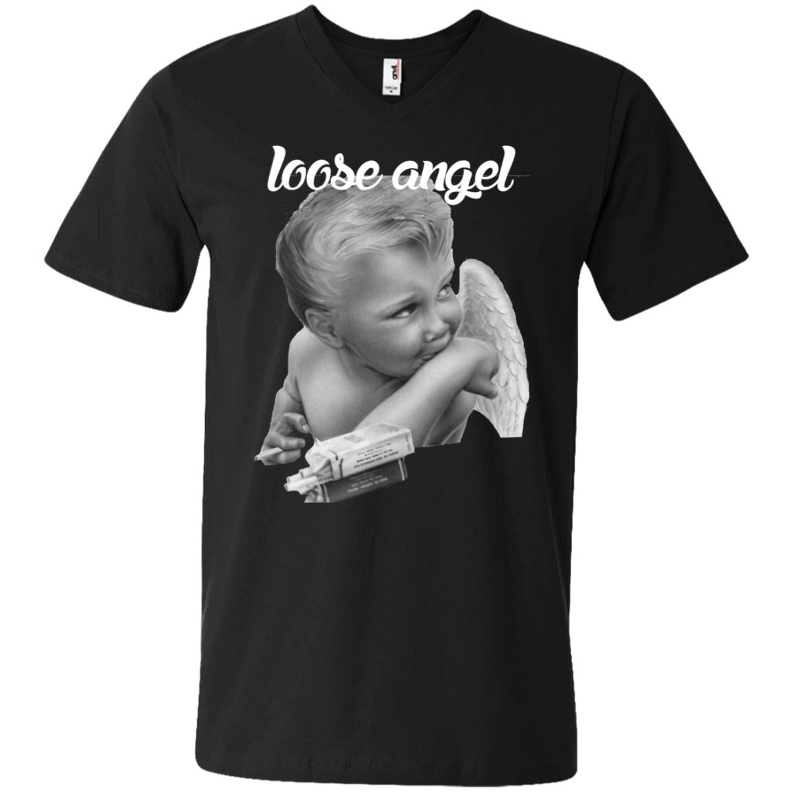 Word - Text - Talkative Smart Ass - Wordz 02A Loose Angel Tee&Tank Men/Unisex Pimamour