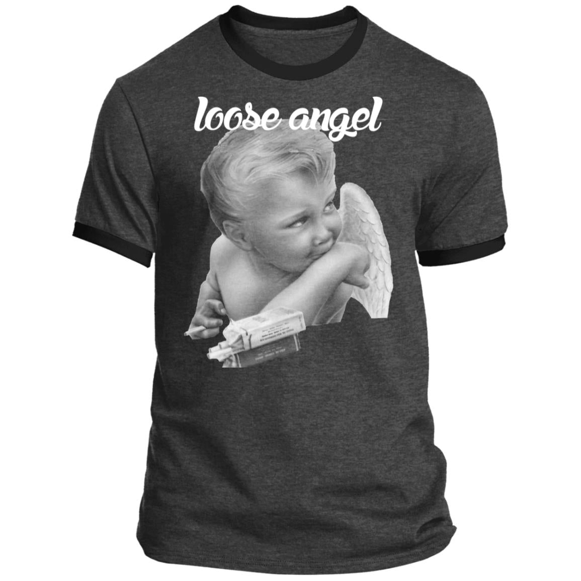 Word - Text - Talkative Smart Ass - Wordz 02A Loose Angel Tee&Tank Men/Unisex Pimamour