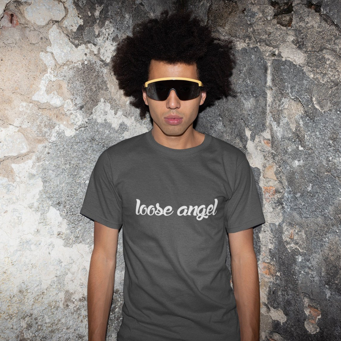 Word - Text - Talkative Smart Ass - Wordz 02B Loose Angel Tee&Tank Men/Unisex Pimamour