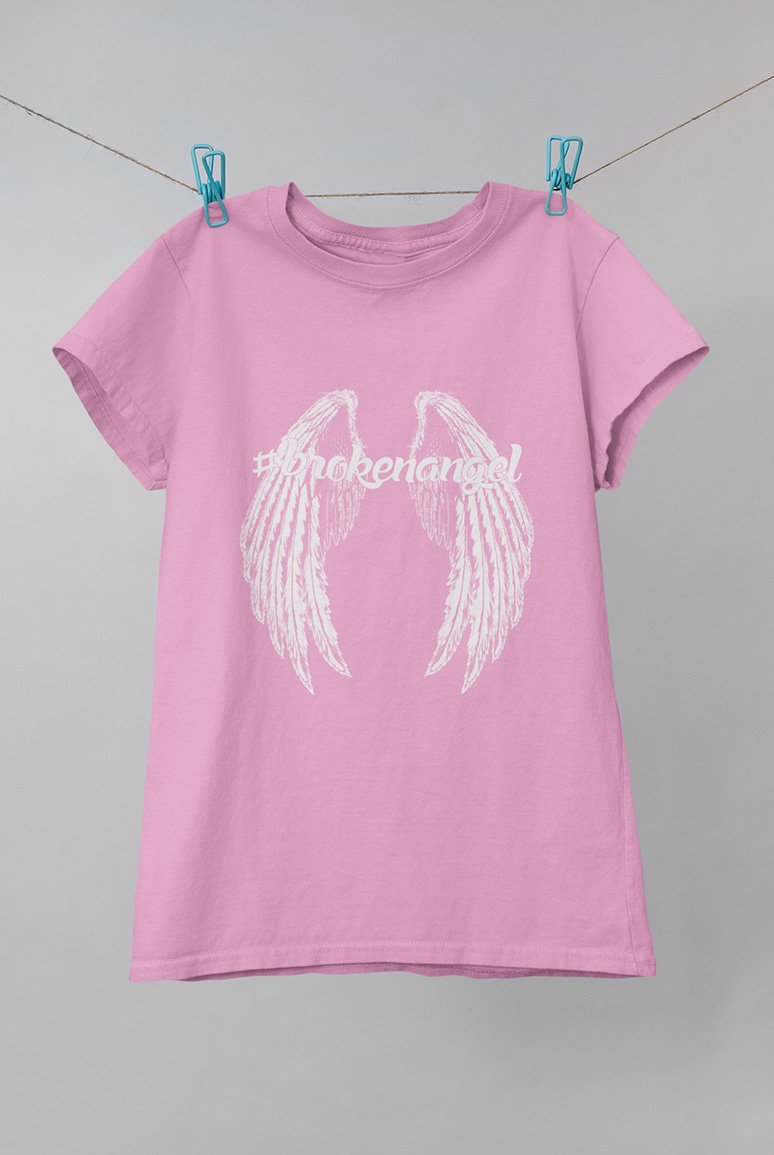 Word - Text - Talkative Smart Ass - Wordz 03 Broken Angel Tee&Tank Lady Pimamour