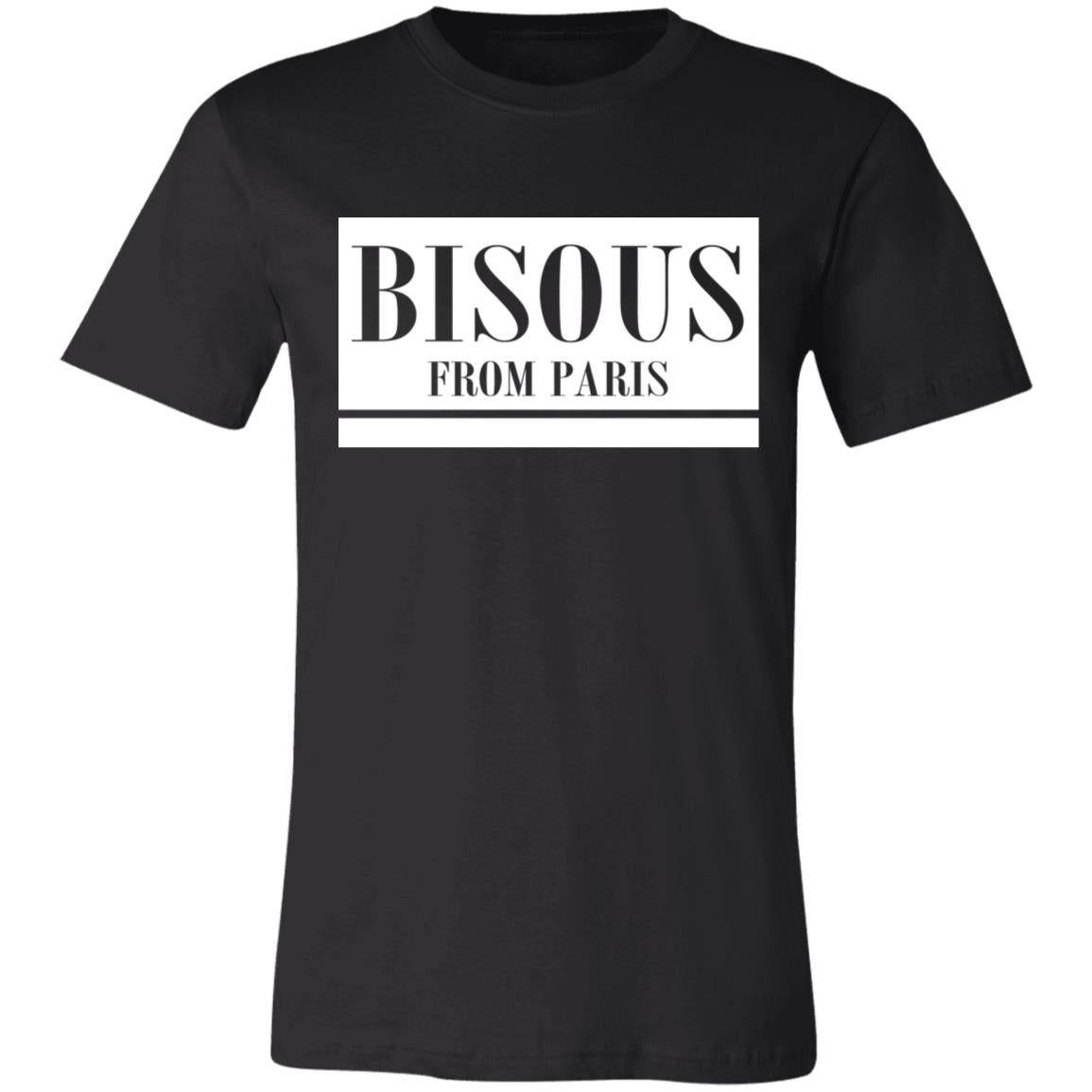 Word - Text - Talkative Smart Ass - Wordz 06B Bisous From Paris Tee&Tank Men/Unisex Pimamour