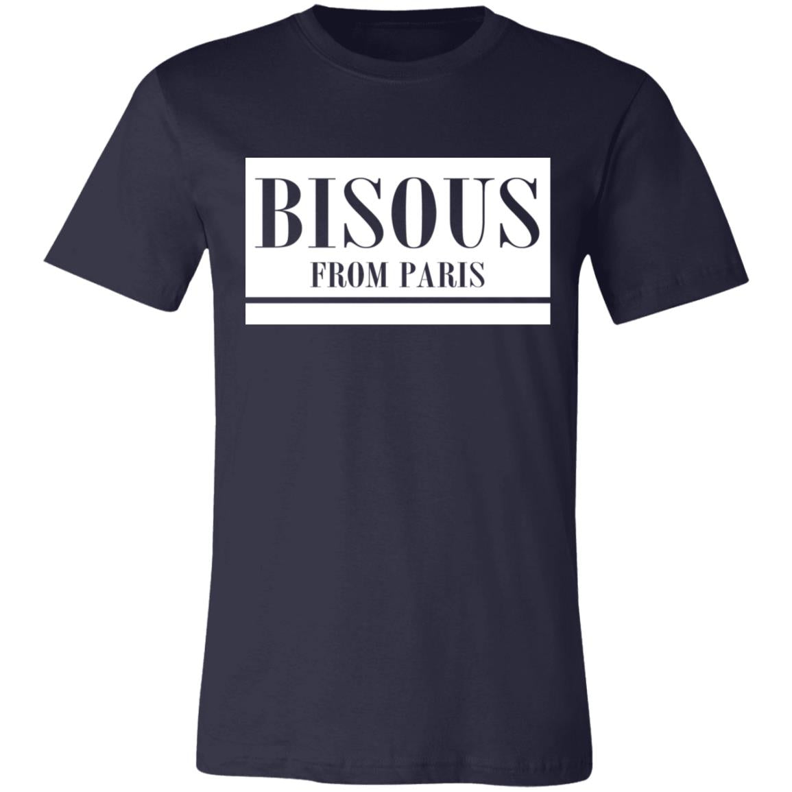 Word - Text - Talkative Smart Ass - Wordz 06B Bisous From Paris Tee&Tank Men/Unisex Pimamour