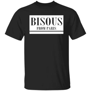 Word - Text - Talkative Smart Ass - Wordz 06B Bisous From Paris Tee&Tank Men/Unisex Pimamour