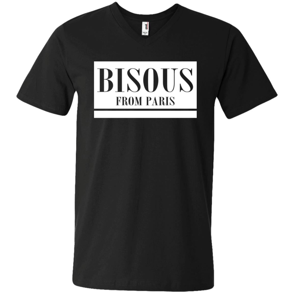 Word - Text - Talkative Smart Ass - Wordz 06B Bisous From Paris Tee&Tank Men/Unisex Pimamour