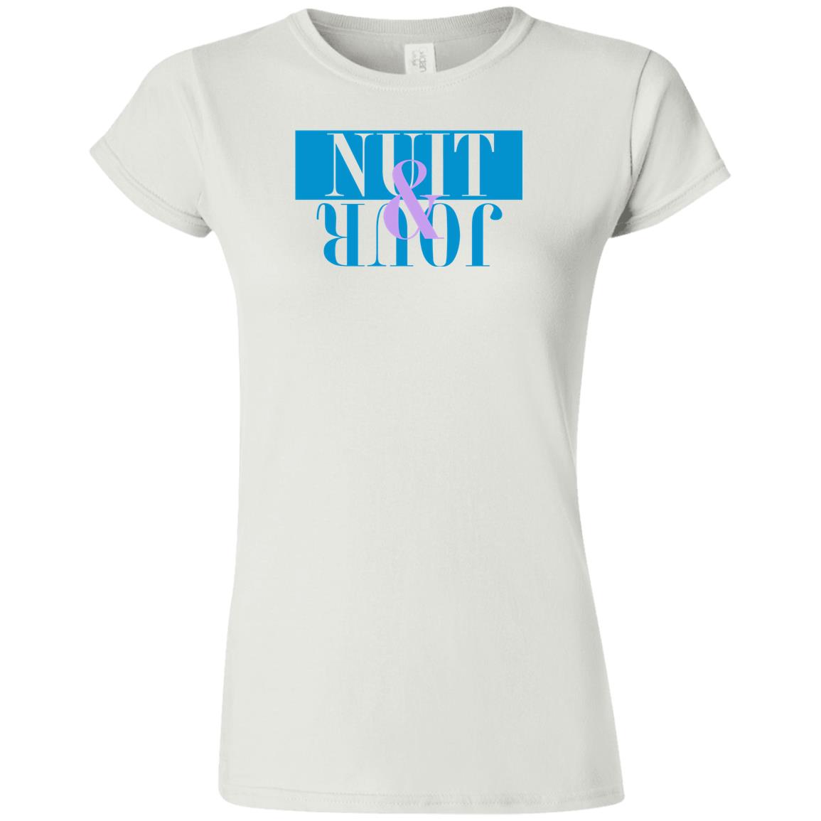 Word - Text - Talkative Smart Ass - Wordz 08 Nuit&Jour Bleu Tee&Tank Lady Pimamour