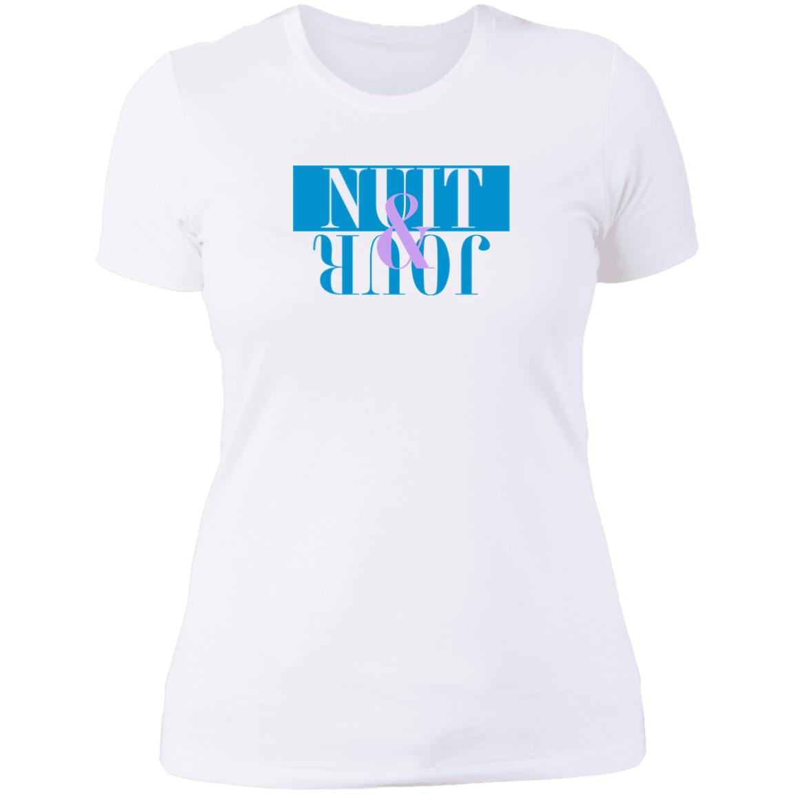 Word - Text - Talkative Smart Ass - Wordz 08 Nuit&Jour Bleu Tee&Tank Lady Pimamour