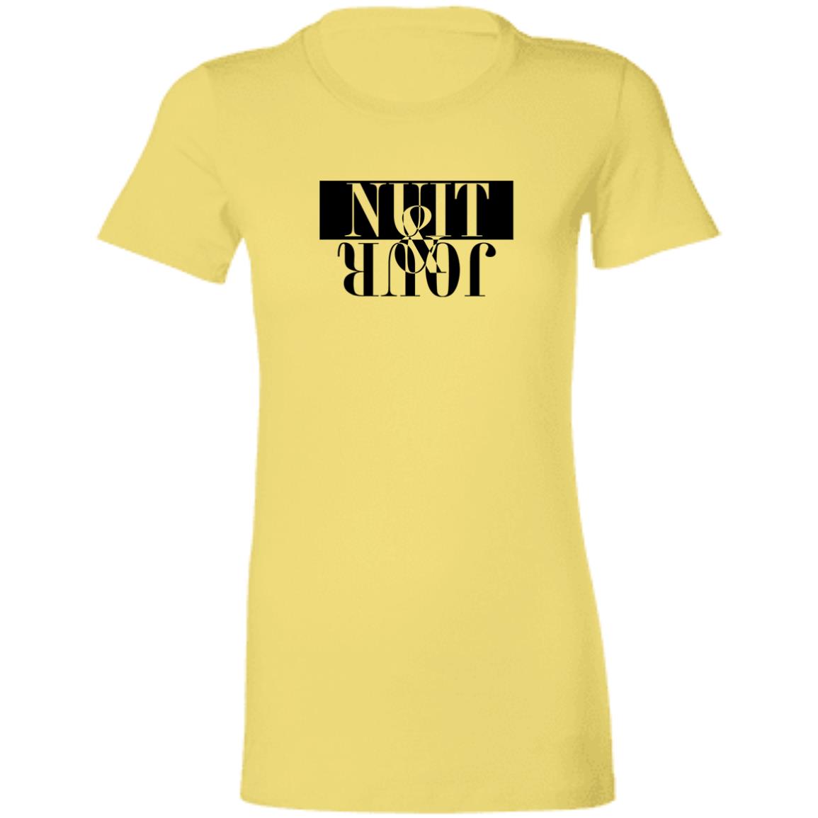 Word - Text - Talkative Smart Ass - Wordz 08 Nuit & Jour Noir Tee&Tank Lady Pimamour