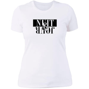 Word - Text - Talkative Smart Ass - Wordz 08 Nuit & Jour Noir Tee&Tank Lady Pimamour