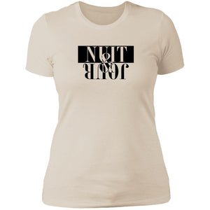 Word - Text - Talkative Smart Ass - Wordz 08 Nuit & Jour Noir Tee&Tank Lady Pimamour