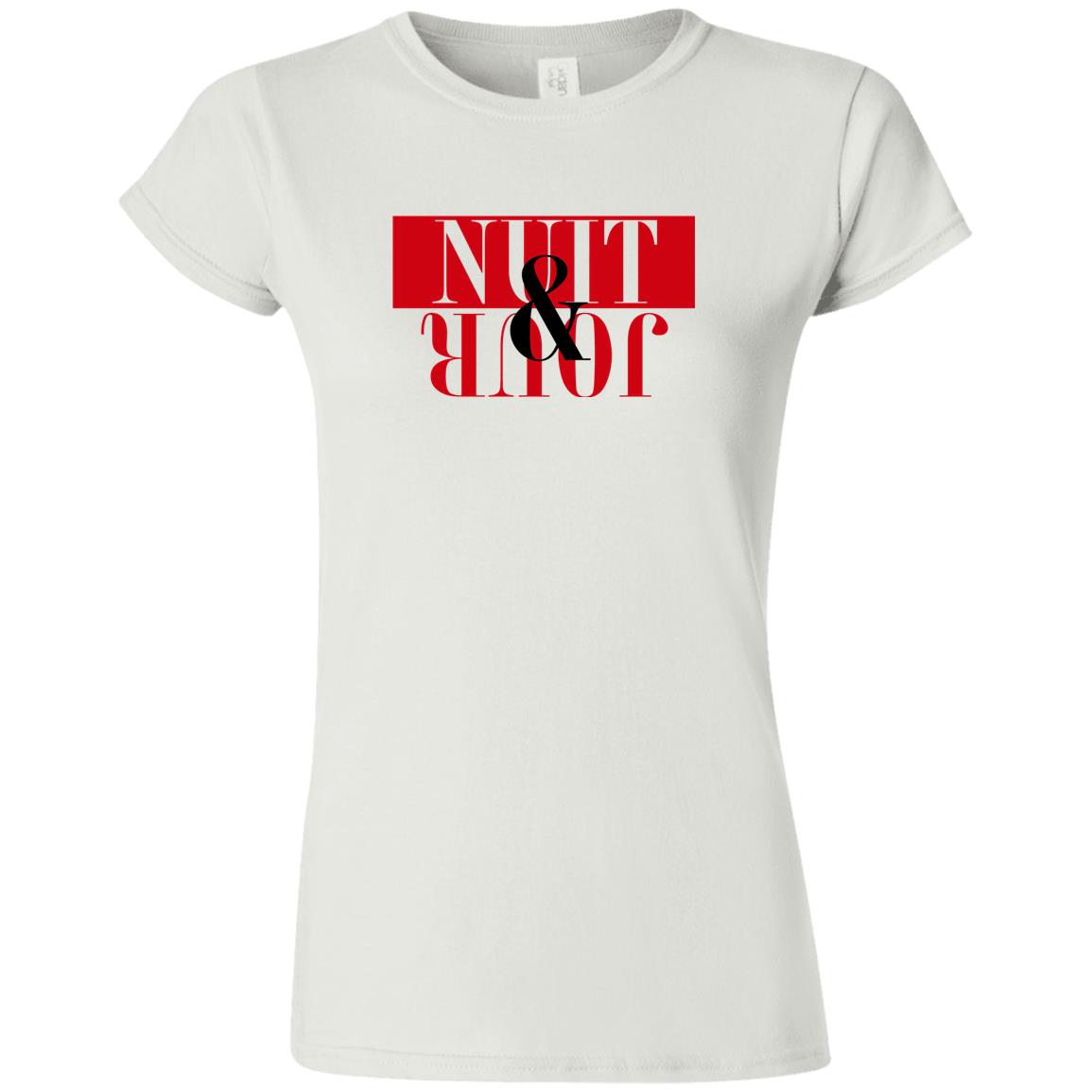 Word - Text - Talkative Smart Ass - Wordz 08 Nuit & Jour Rouge Tee&Tank Lady Pimamour