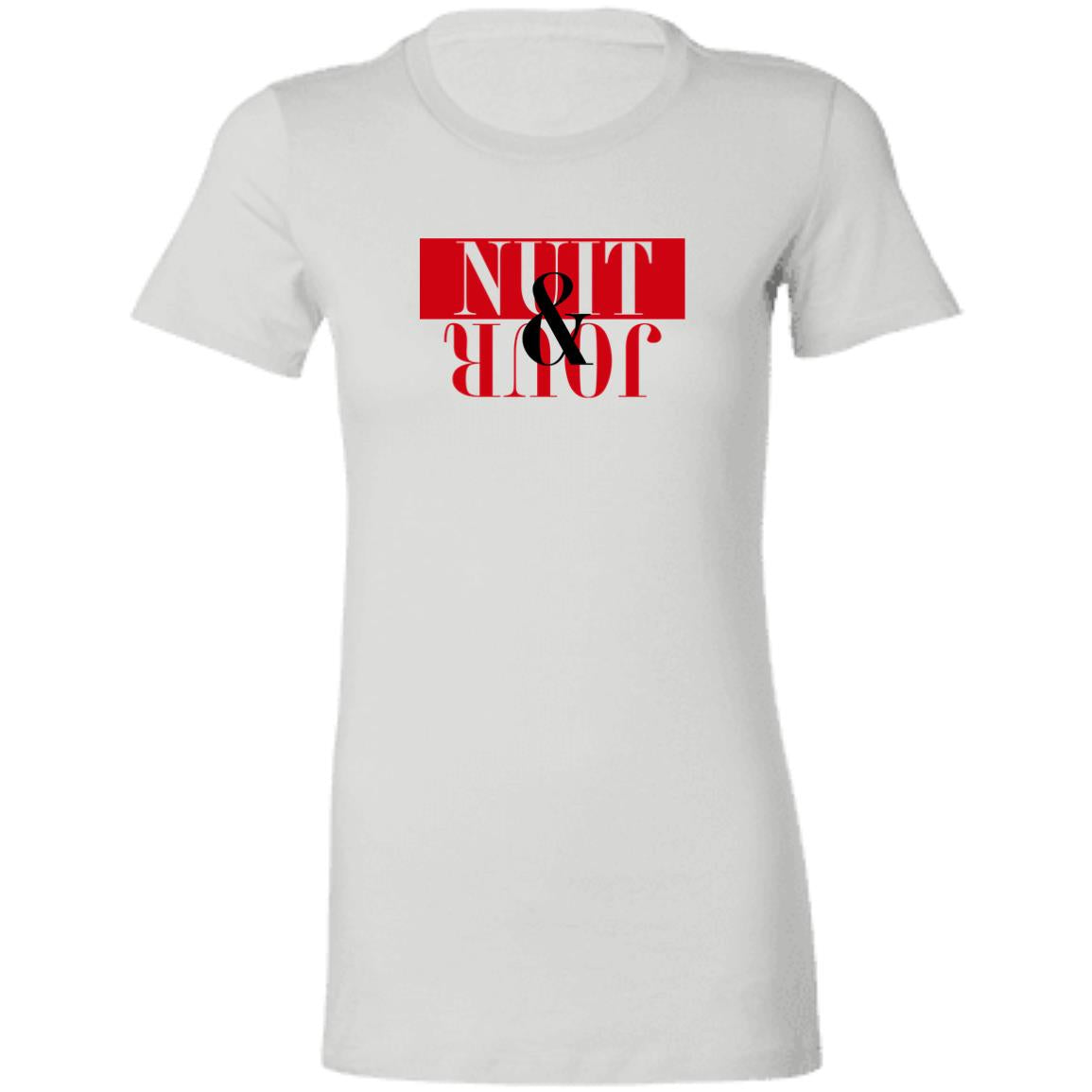 Word - Text - Talkative Smart Ass - Wordz 08 Nuit & Jour Rouge Tee&Tank Lady Pimamour