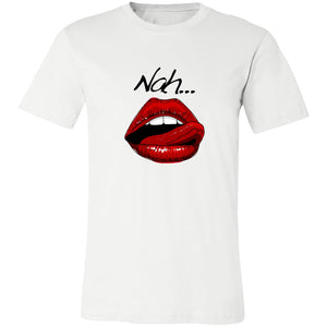 Word - Text - Talkative Smart Ass - Wordz 09B Lips Nah! Tee&Tank Lady Pimamour