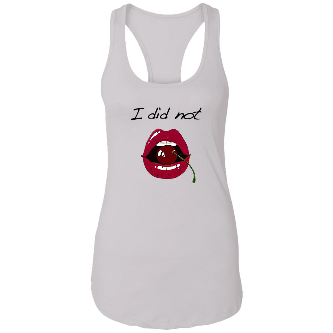 Word - Text - Talkative Smart Ass - Wordz 10A Cherry Lips I Did Not Tee&Tank Lady Pimamour