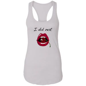 Word - Text - Talkative Smart Ass - Wordz 10A Cherry Lips I Did Not Tee&Tank Lady Pimamour