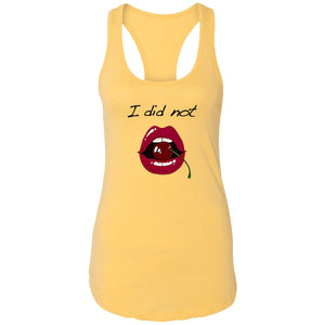 Word - Text - Talkative Smart Ass - Wordz 10A Cherry Lips I Did Not Tee&Tank Lady Pimamour