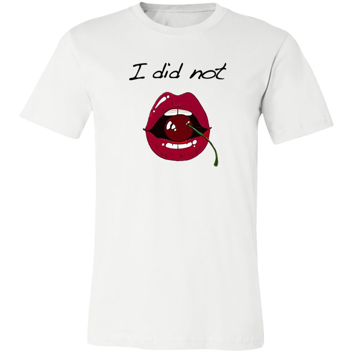 Word - Text - Talkative Smart Ass - Wordz 10A Cherry Lips I Did Not Tee&Tank Lady Pimamour