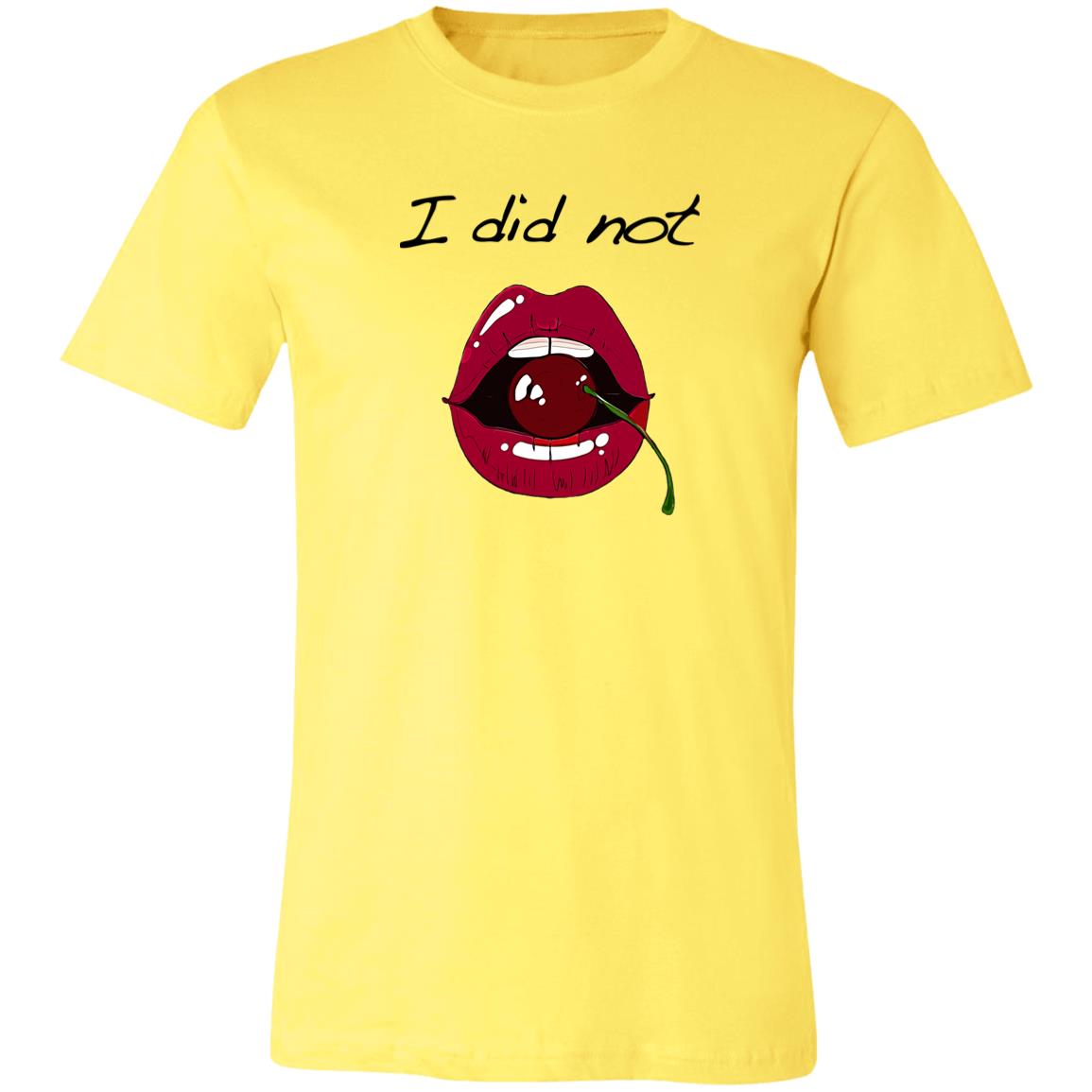 Word - Text - Talkative Smart Ass - Wordz 10A Cherry Lips I Did Not Tee&Tank Lady Pimamour