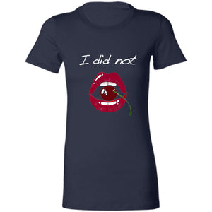 Word - Text - Talkative Smart Ass - Wordz 10B Cherry Lips I Did Not Tee&Tank Lady Pimamour