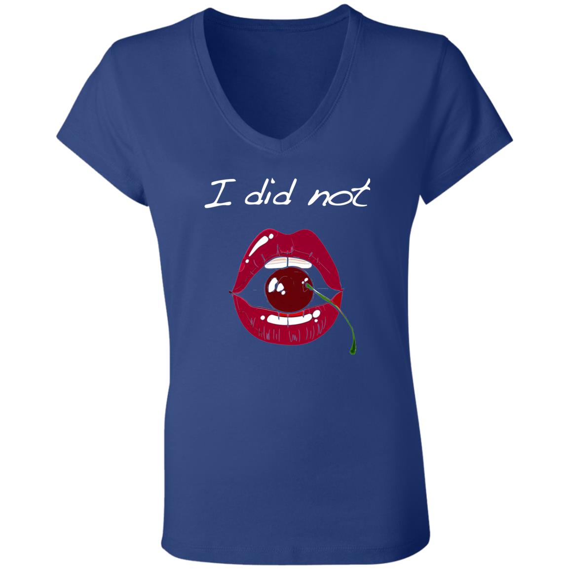 Word - Text - Talkative Smart Ass - Wordz 10B Cherry Lips I Did Not Tee&Tank Lady Pimamour