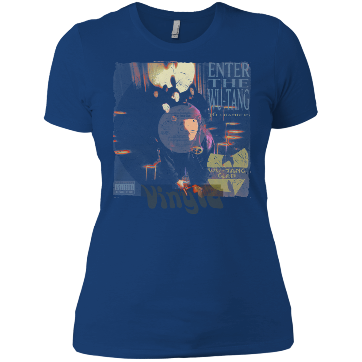 Wu-Tang Clan - Enter The Wu Tang - Ep Cover - Vinyl 10 Tee&Tank Lady Pimamour