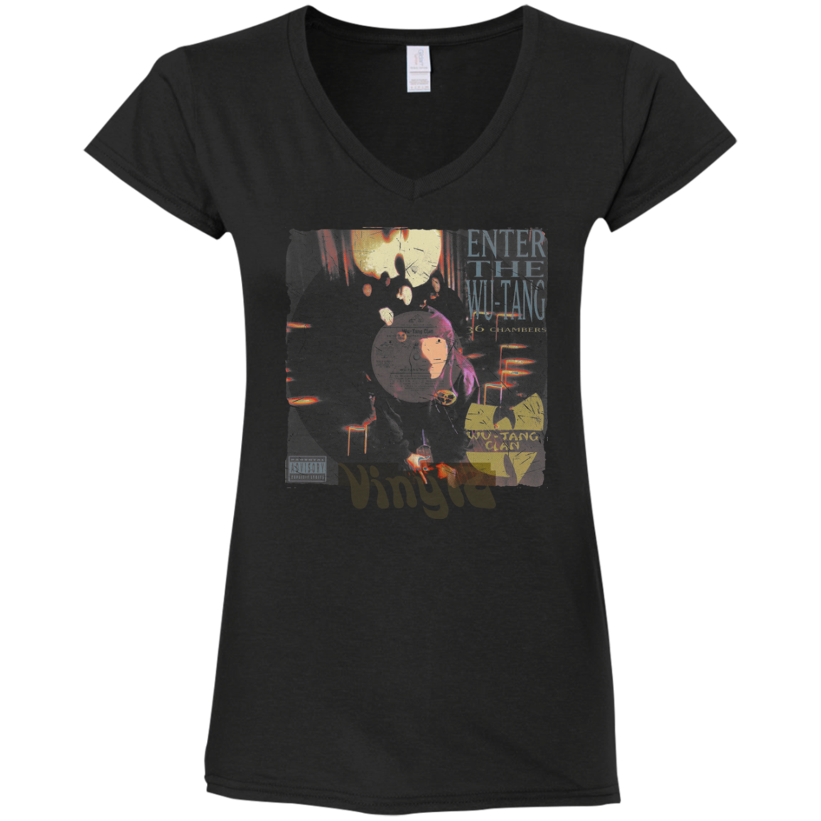 Wu-Tang Clan - Enter The Wu Tang - Ep Cover - Vinyl 10 Tee&Tank Lady Pimamour